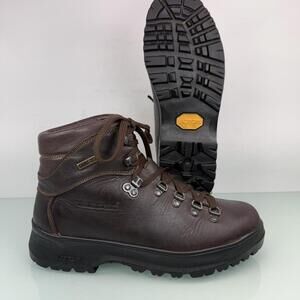 L.L.Bean Cresta Leather Hiking Boots Waterproof Vibram Gorpcore Women 8 Men 8